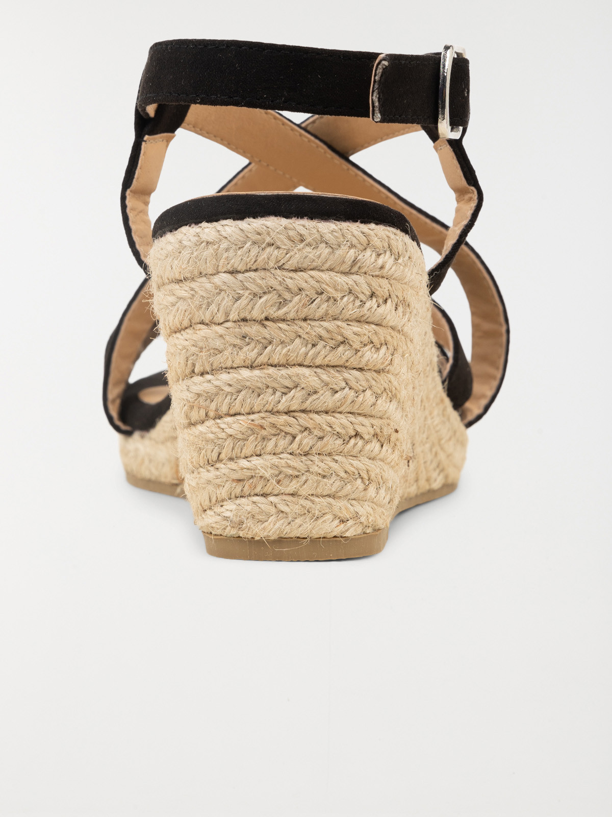 Sandales compensées noires femme (36-41)