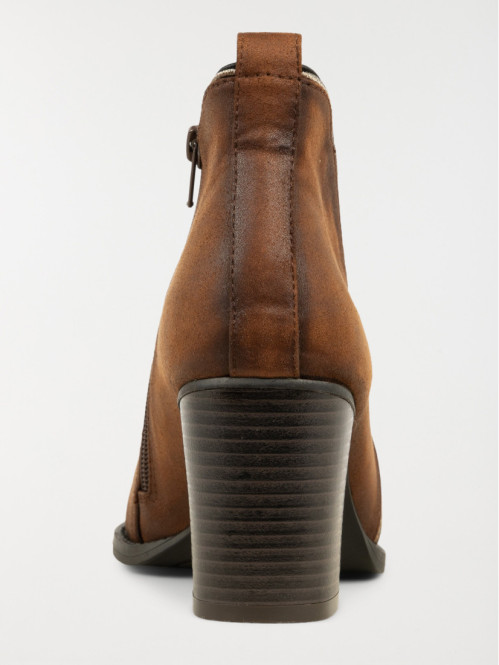 Bottines marrons à talon...
