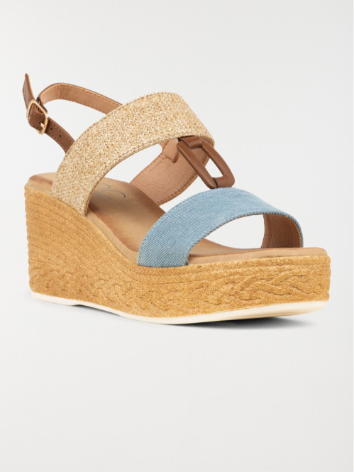 Sandale bleu jean femme (36-41)