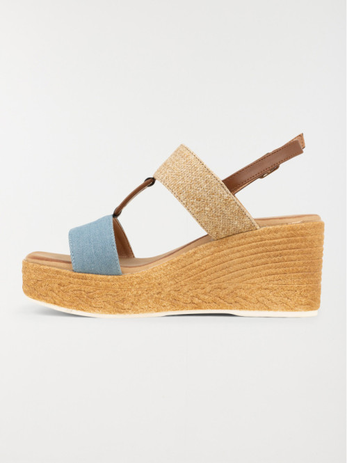 Sandale bleu jean femme (36-41)
