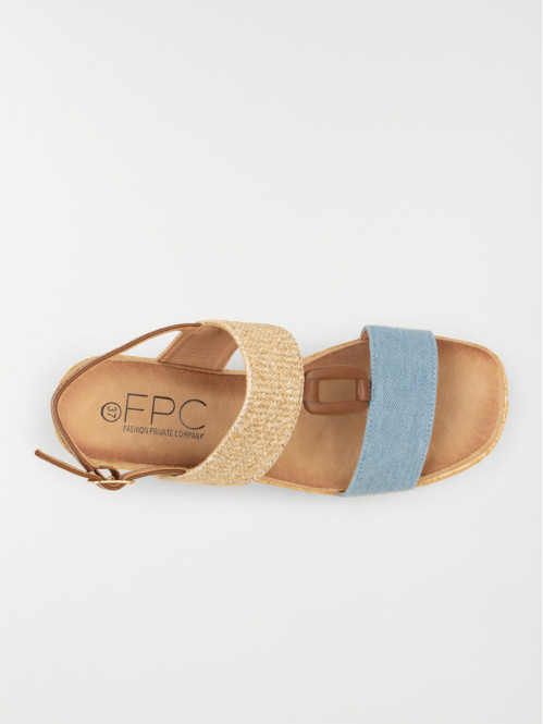 Sandale bleu jean femme (36-41)