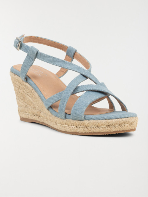 Sandale bleu jean femme...