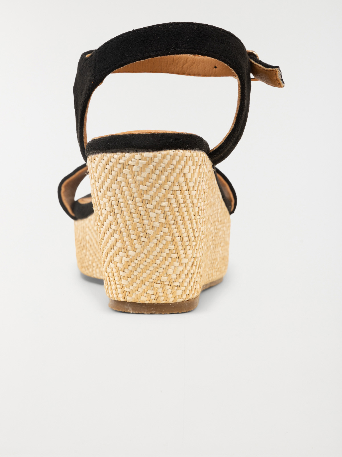 Sandales compensées femme noires (36-41) Sandales compensées femme noires (36-41)