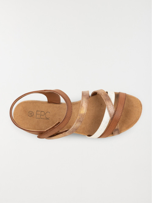 Sandales compensees marron femme 36 41