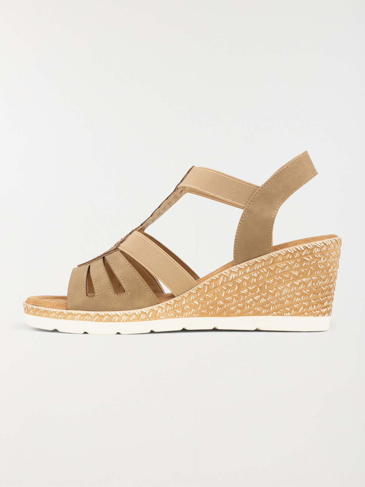 Sandales compensées femme strass (36-41)