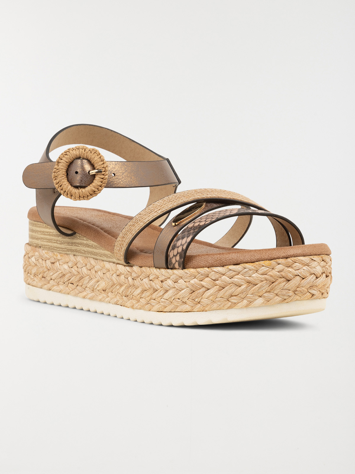 Sandales coloris bronze femme (36-41)