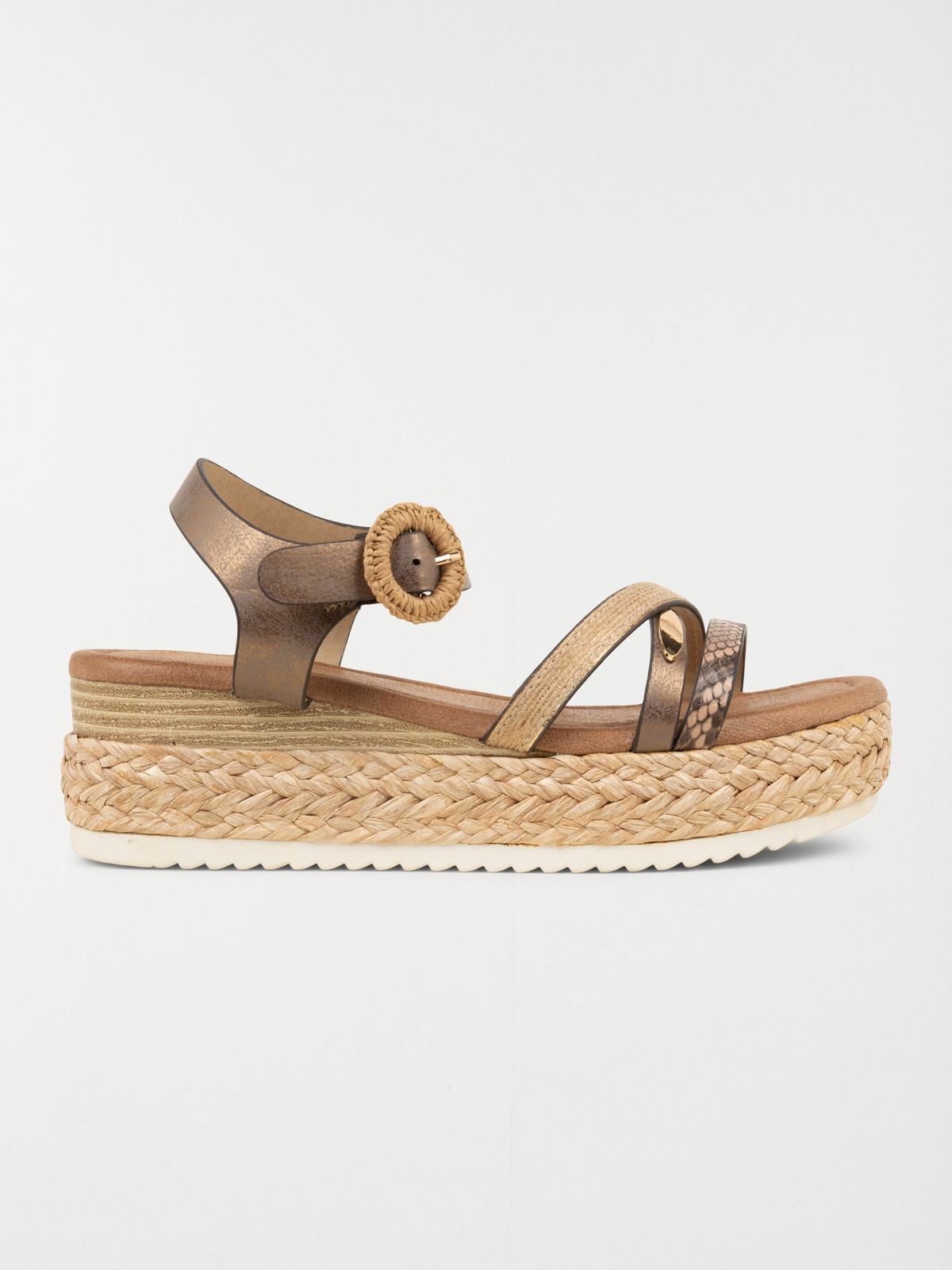 Sandales coloris bronze femme (36-41)