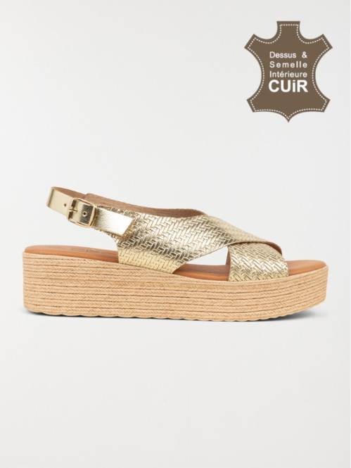 Sandale semelle épaisse femme (36-41) Sandale semelle épaisse femme (36-41)