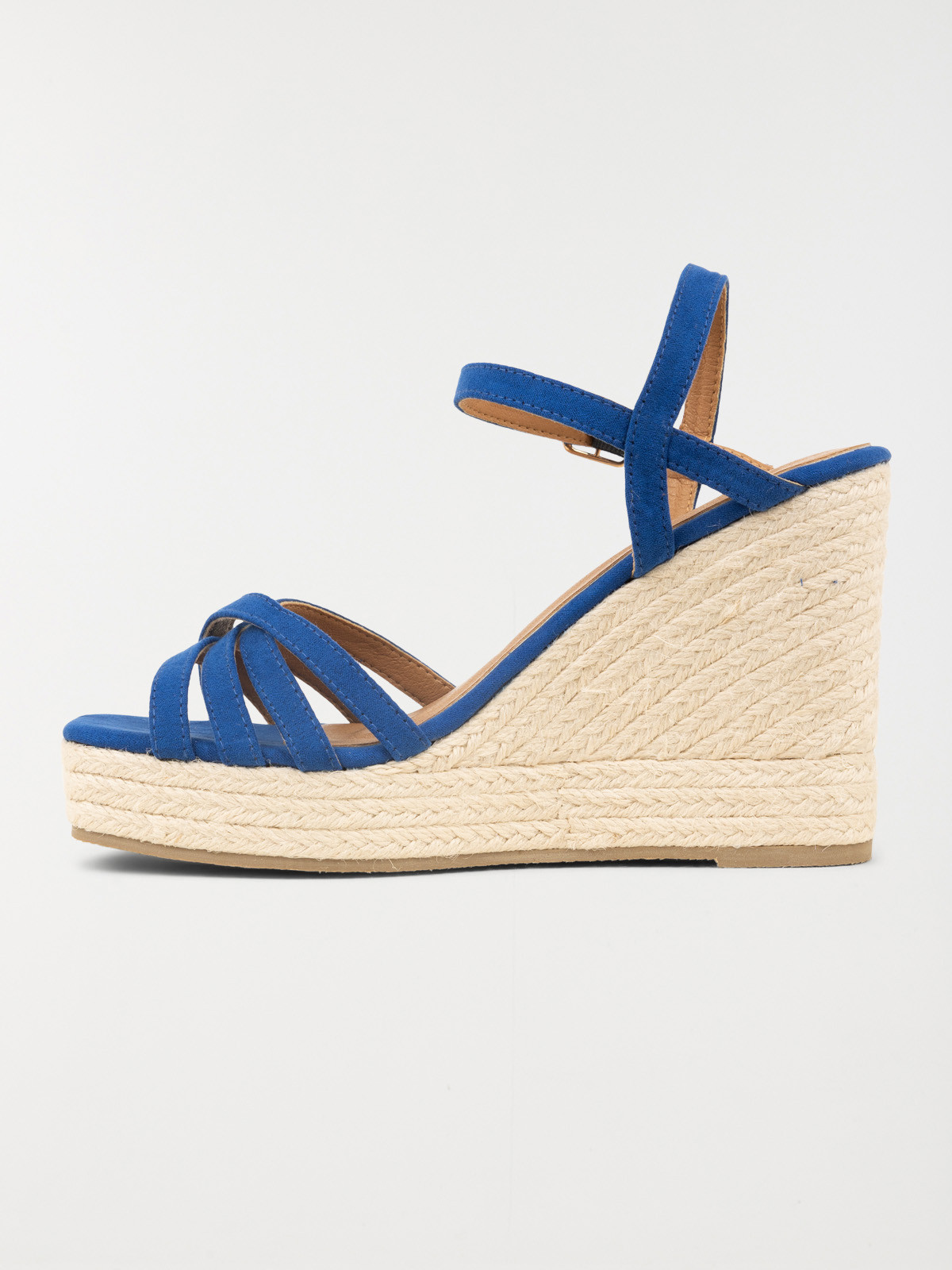 Sandales bleues compensées femme (36-41)