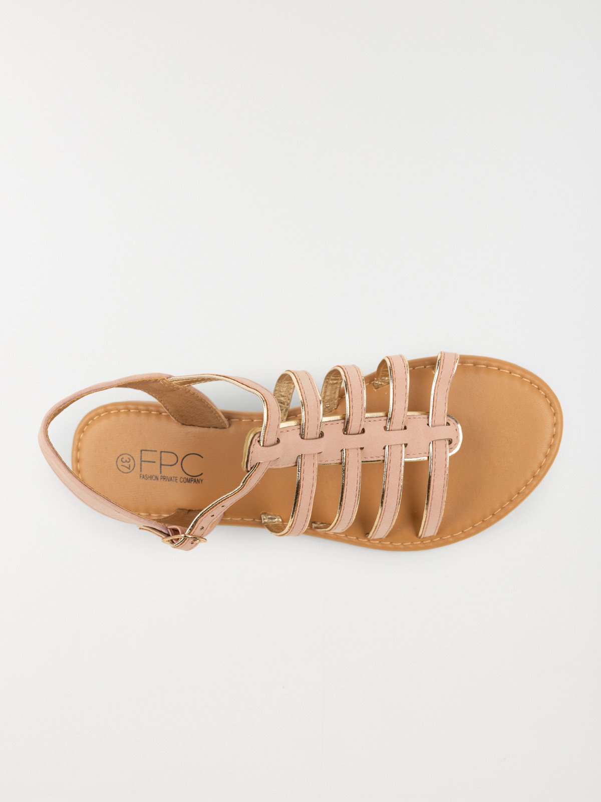 Sandales plates femme roses (36-41) Sandales plates femme roses (36-41)