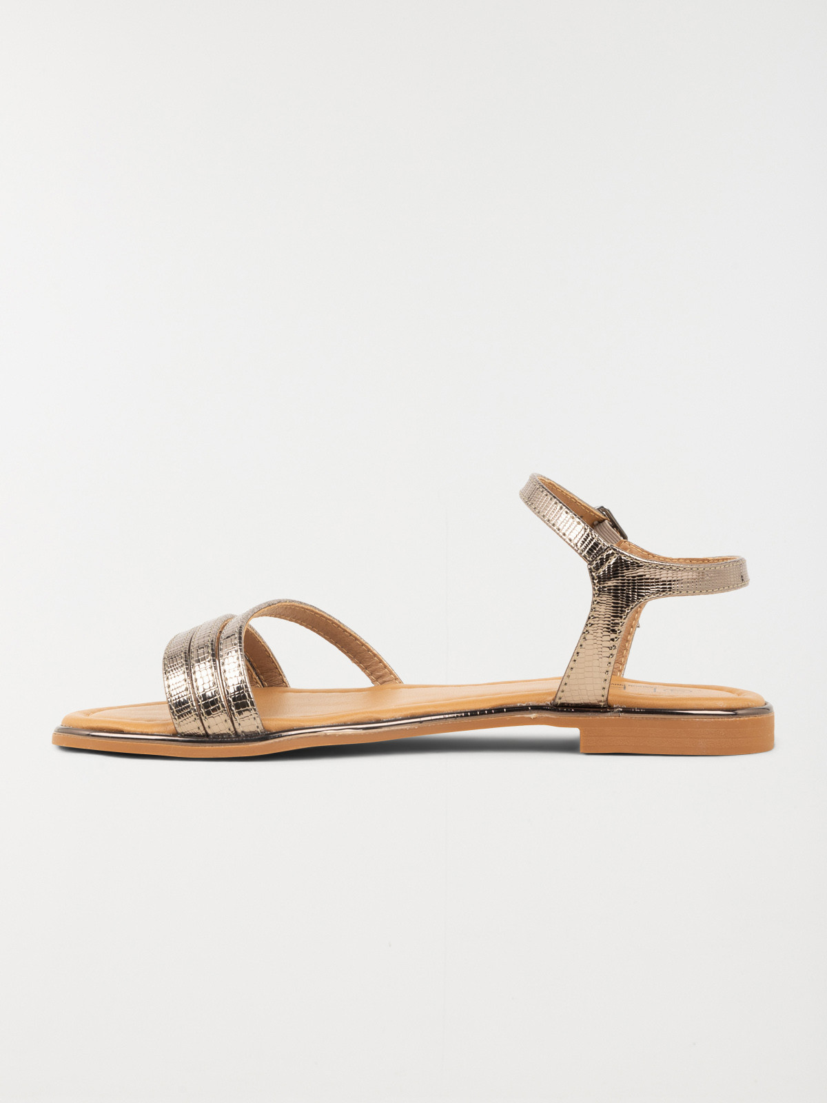 Sandales plates femme bronze (36-41) Sandales plates femme bronze (36-41)