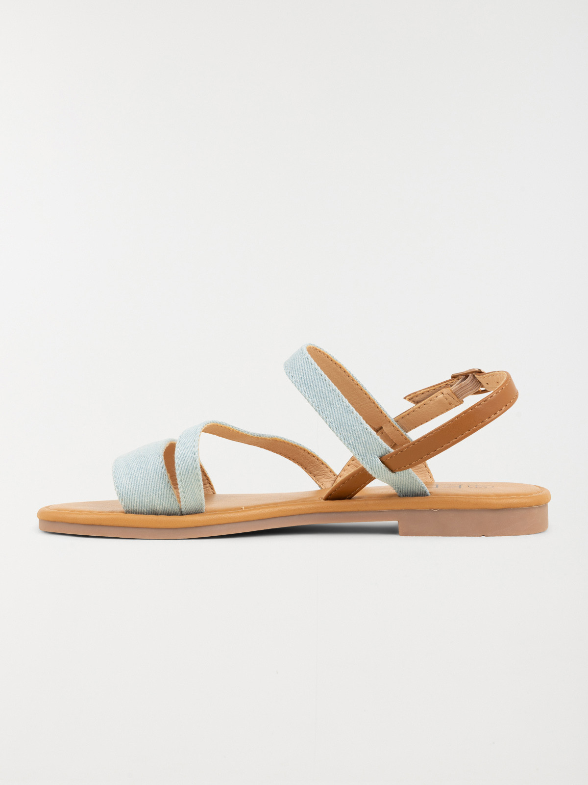 Sandales plates jean femme (36-41)