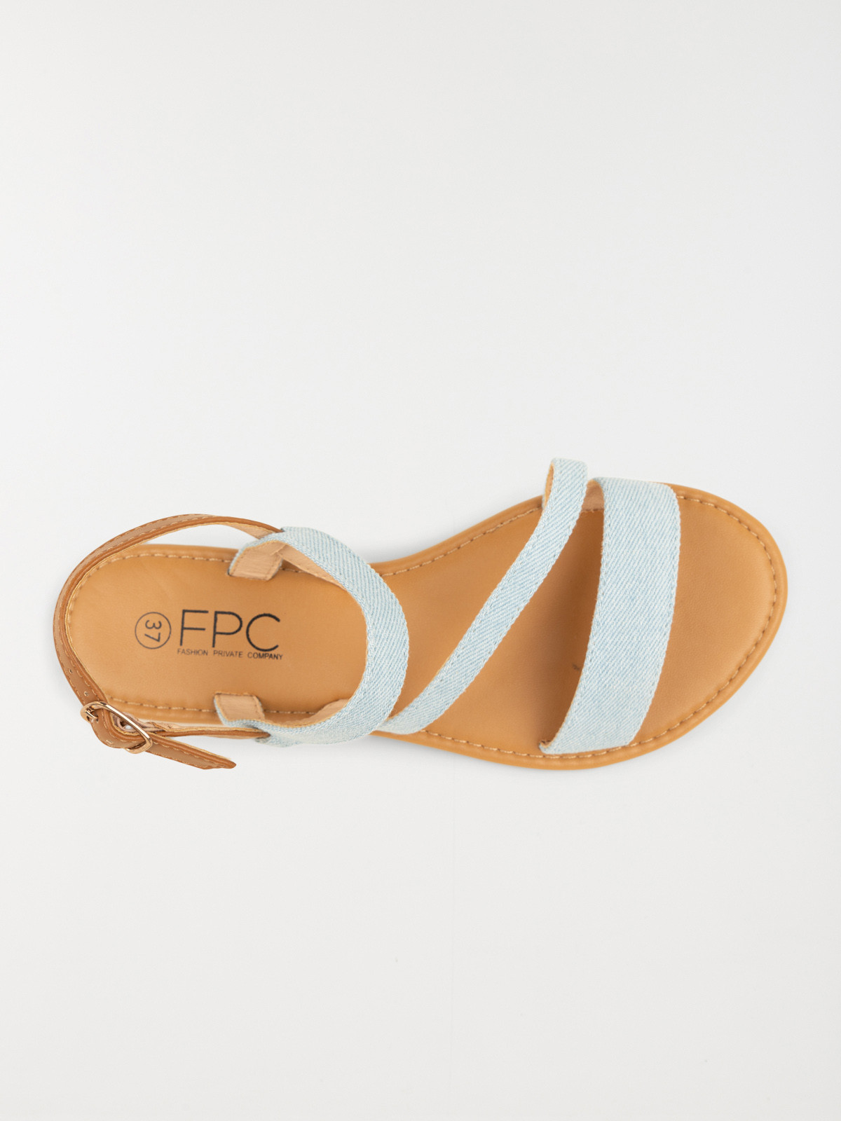 Sandales plates jean femme (36-41)