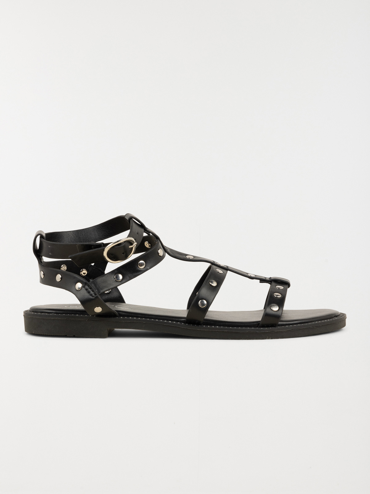 Sandales plates clous femme (36-41)