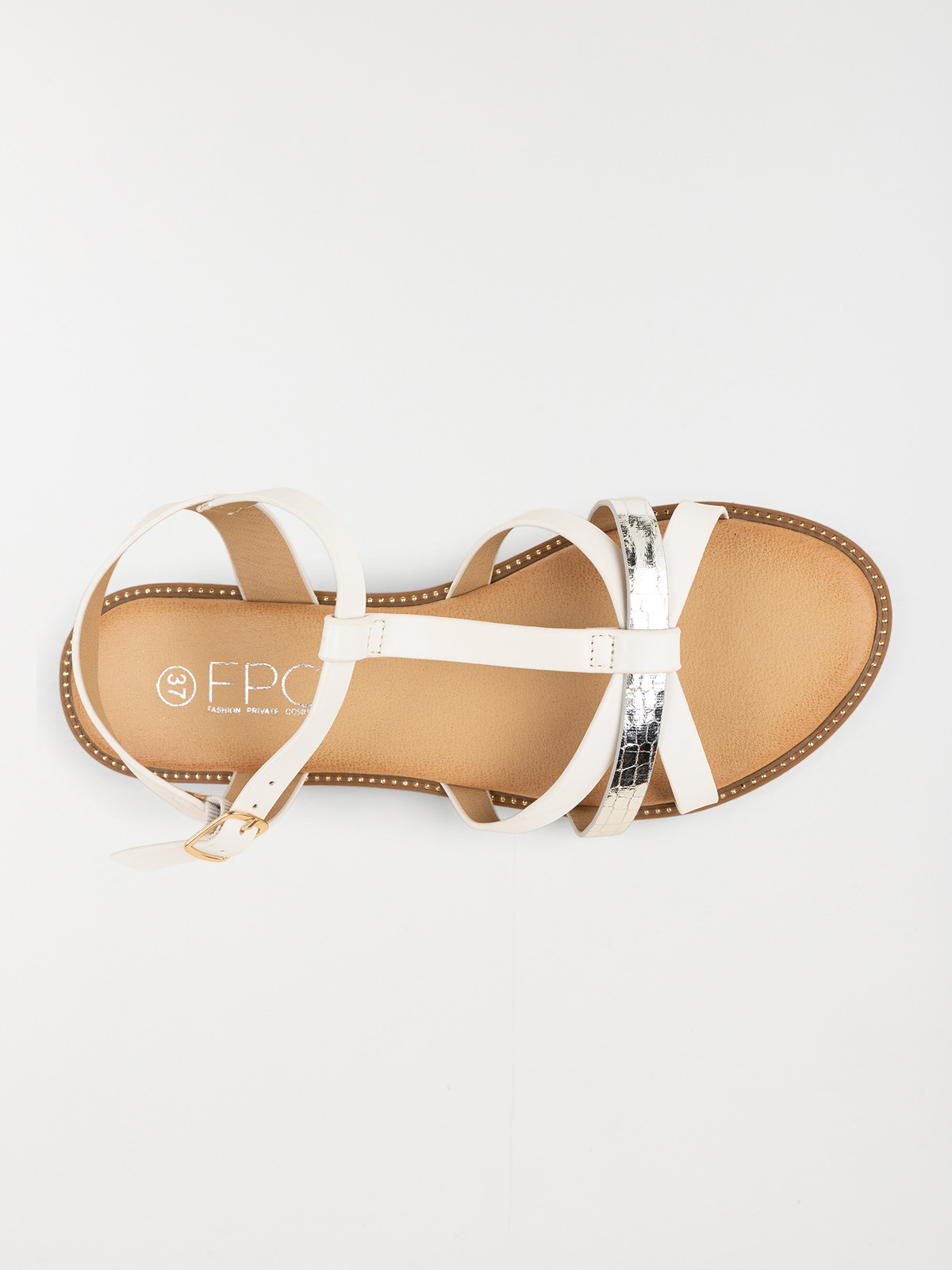Sandales plates blanches femme 36 41