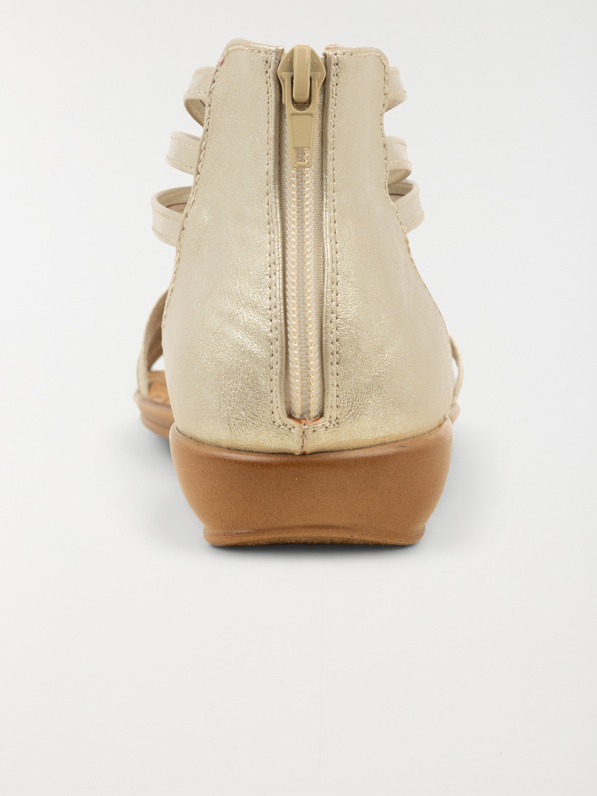 Sandales plates femme or (36-41)