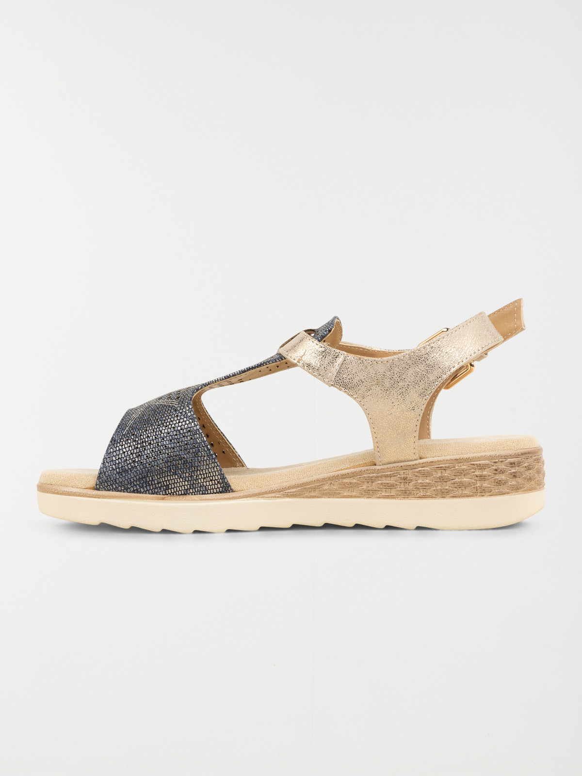 Sandales conforts marine femme (36-41)