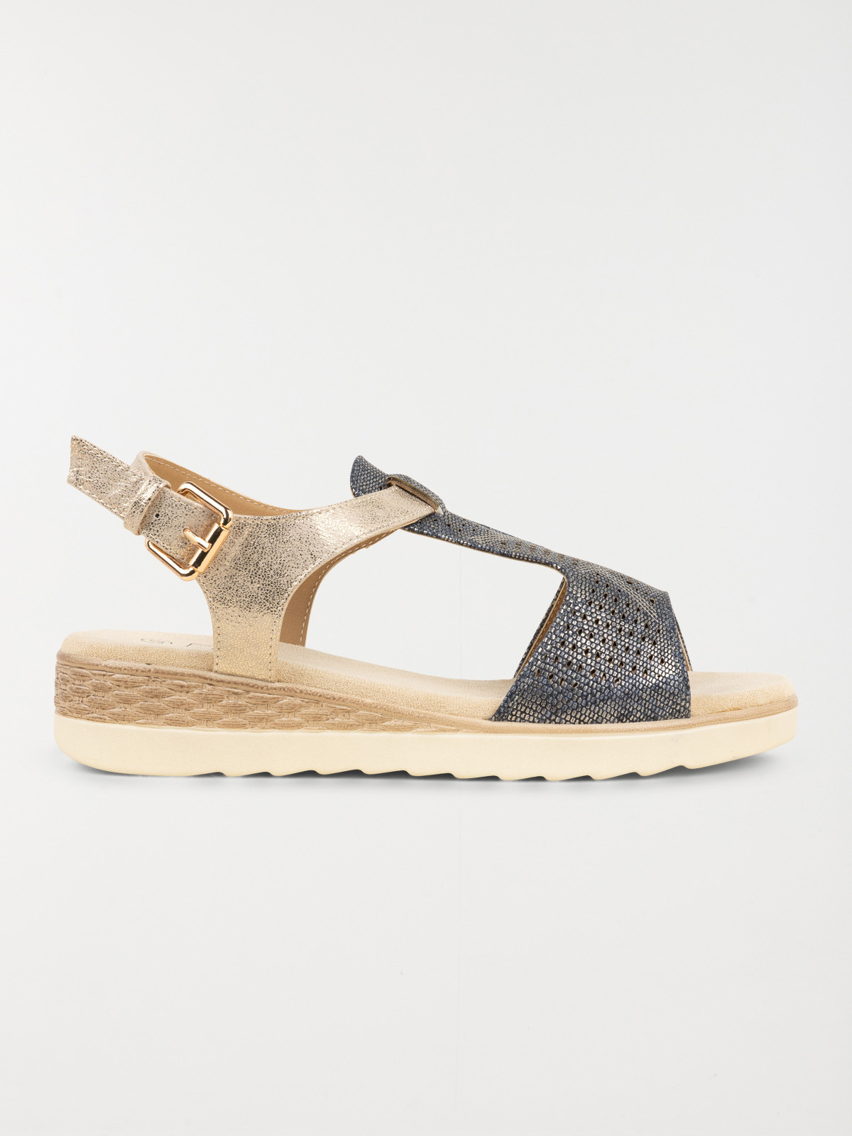 Sandales conforts marine femme (36-41)