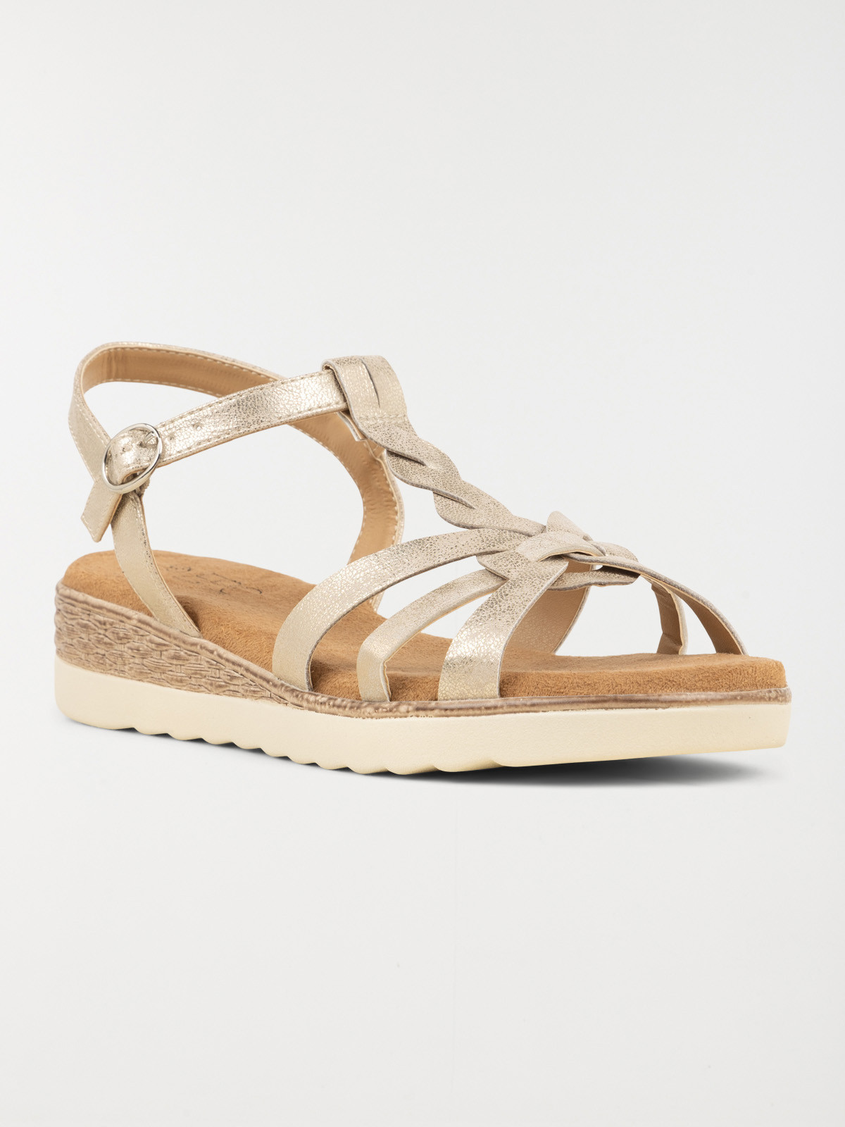 Sandales dorées conforts femme (36-41) Sandales dorées conforts femme (36-41)