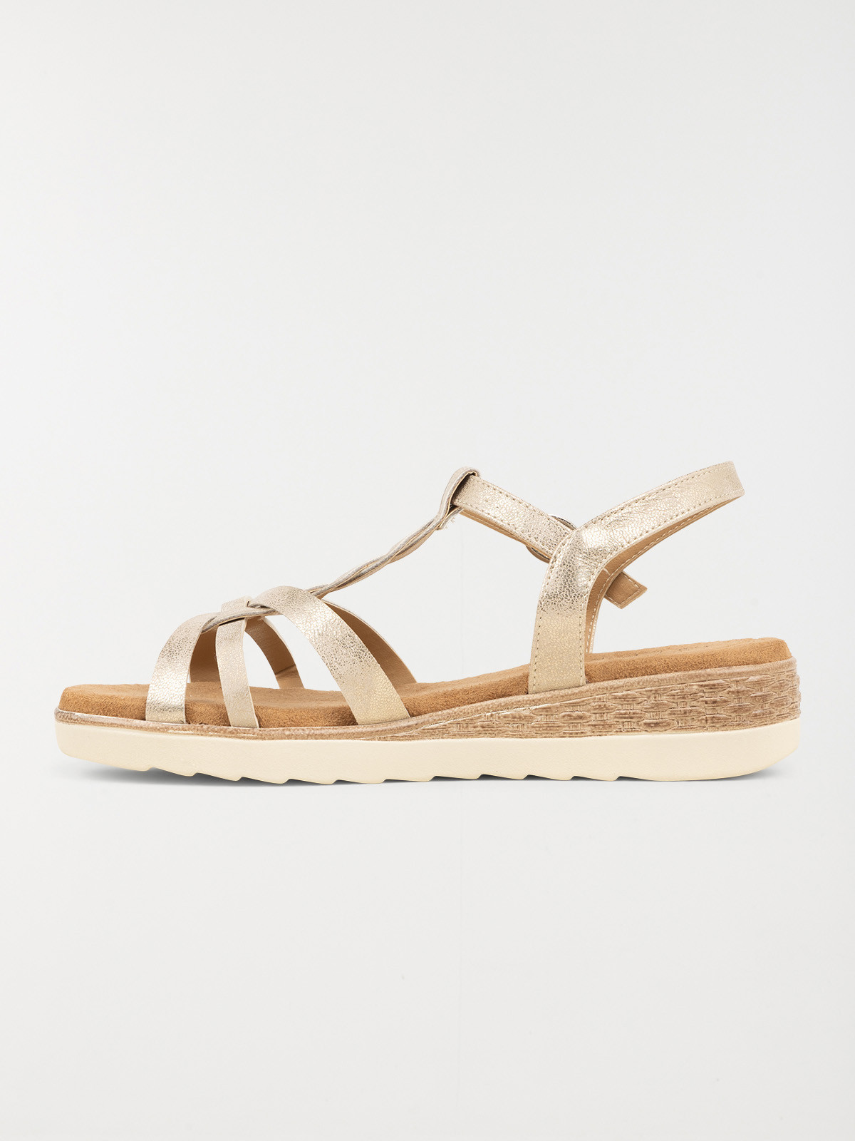 Sandales dorées conforts femme (36-41) Sandales dorées conforts femme (36-41)