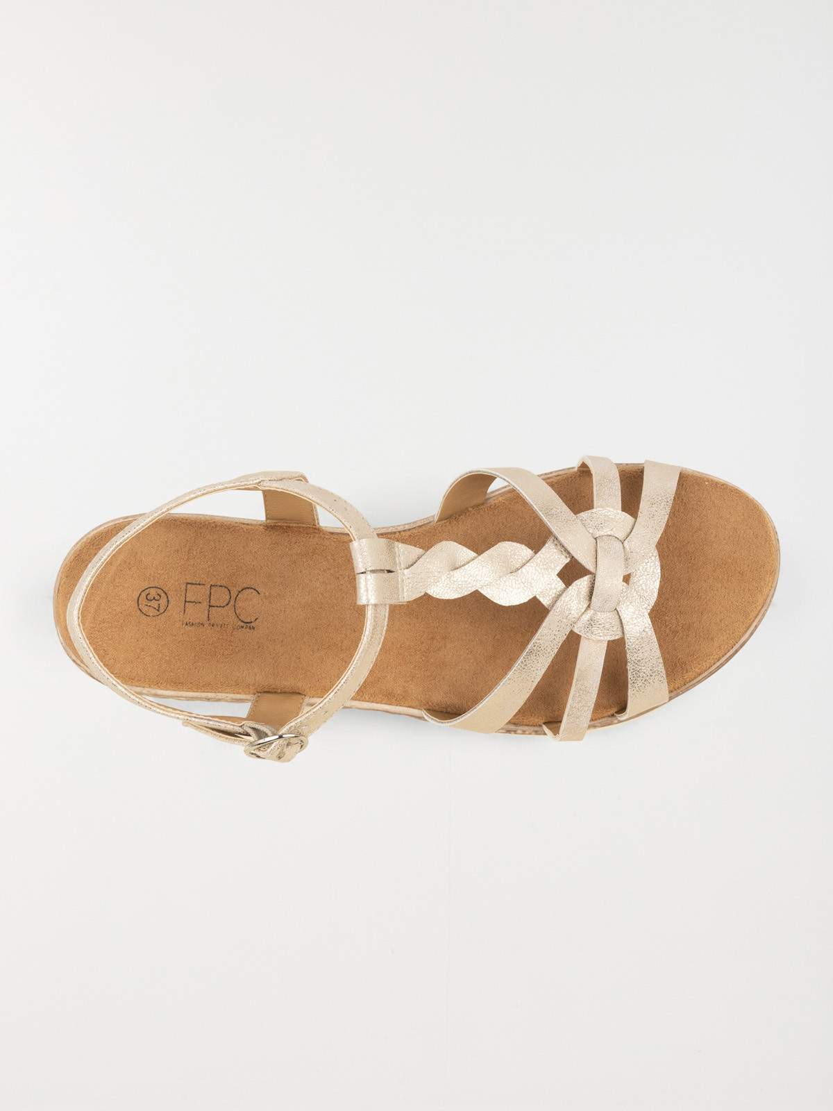 Sandales dorées conforts femme (36-41) Sandales dorées conforts femme (36-41)