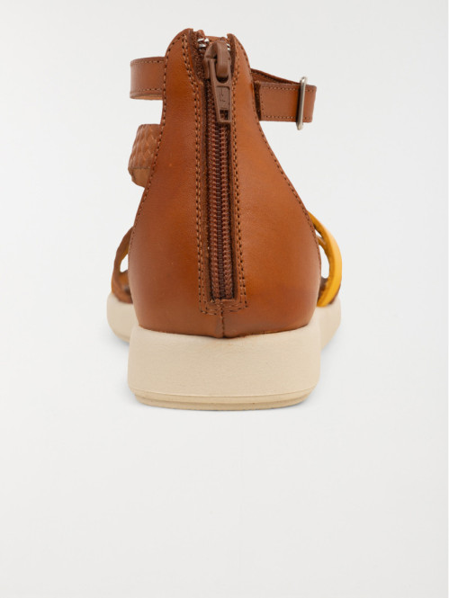 Sandales plates bicolores femme (36-41) Sandales plates bicolores femme (36-41)