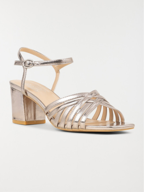 Sandales brillantes talon femme (36-41) Sandales brillantes talon femme (36-41)