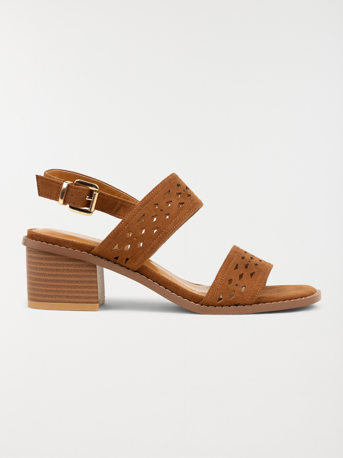 Sandales talon femme tan (36-41)
