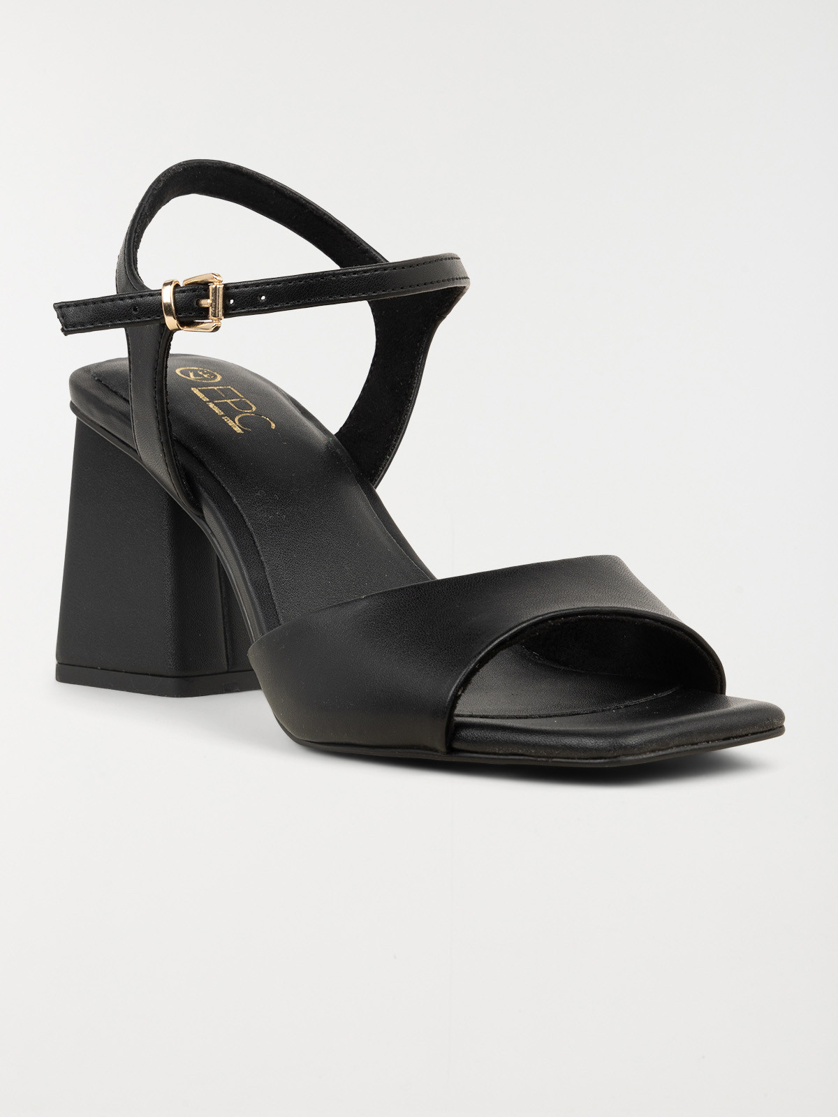 Sandale talon haut femme noir (36-41)