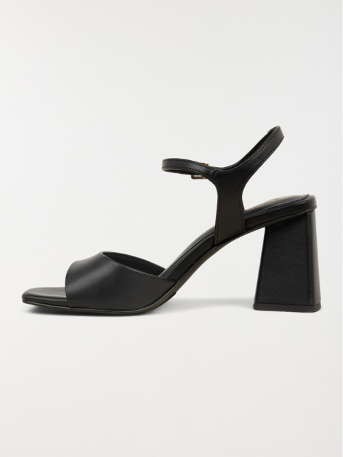Sandale talon haut femme noir (36-41)