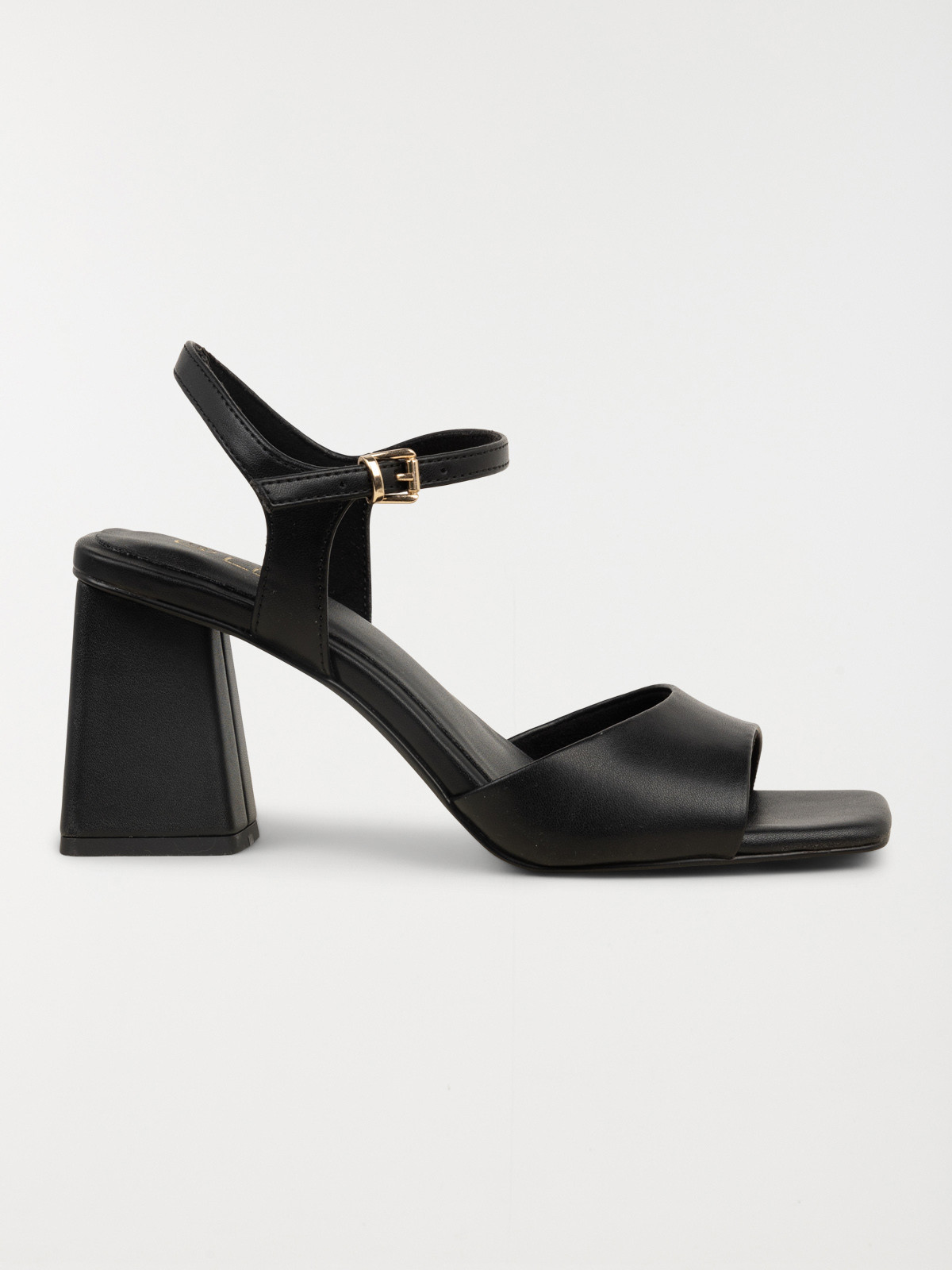 Sandale talon haut femme noir (36-41)