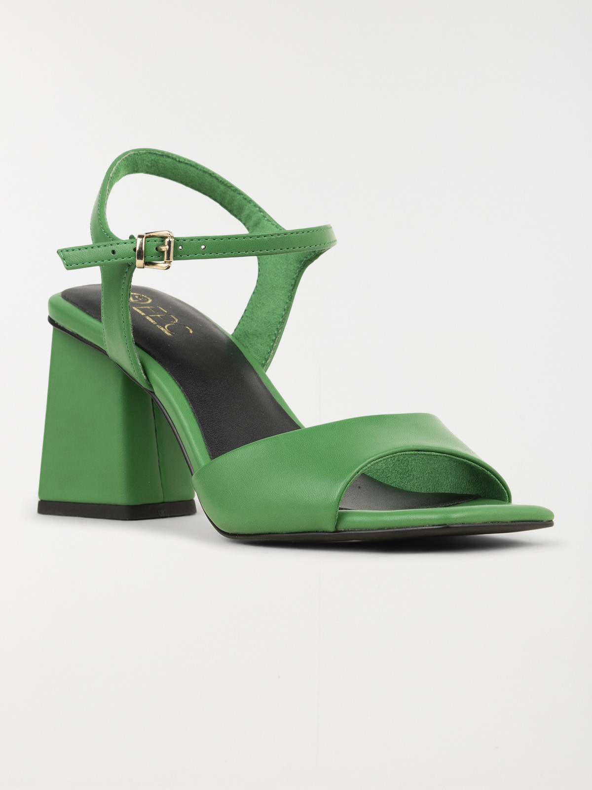 Sandales vertes à talon femme (37-40) Sandales vertes à talon femme (37-40)