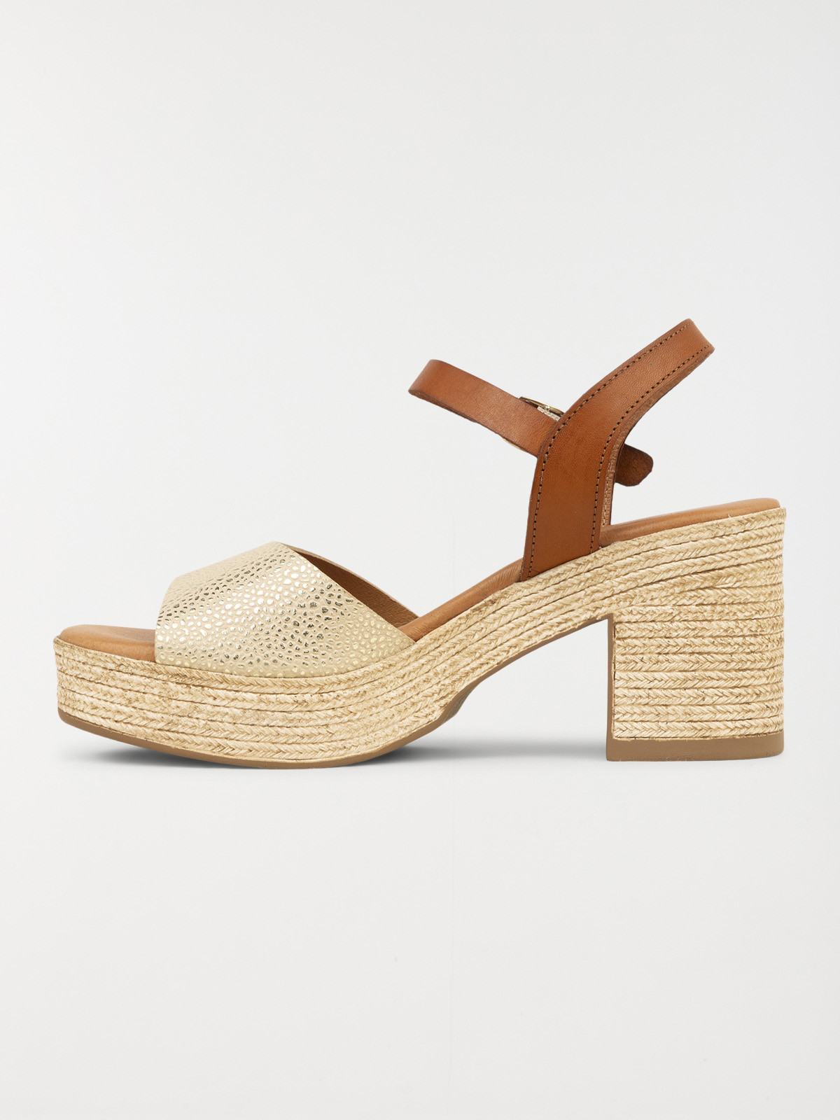 Sandale doré talon haut femme (36-41) Sandale doré talon haut femme (36-41)