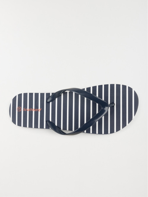 Tong motif rayé femme (36-41)