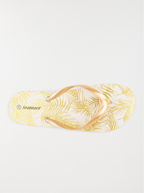 Tong motif feuillage femme (36-41) Tong motif feuillage femme (36-41)