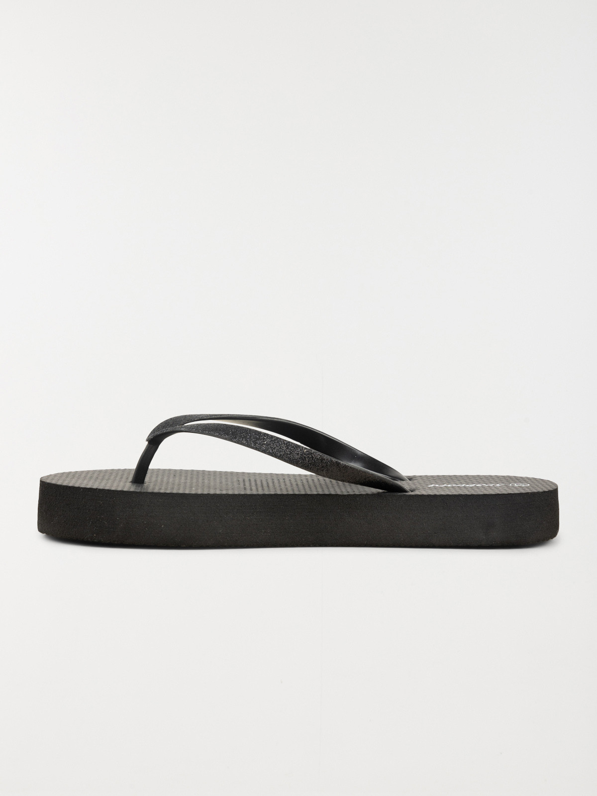 Tong plateforme noire femme (36-41)