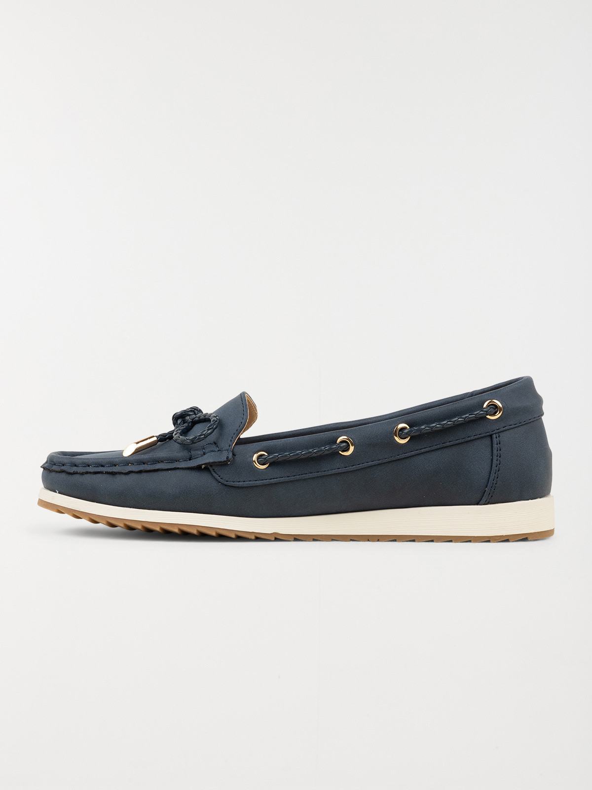 Mocassins coloris marine femme (36-41)
