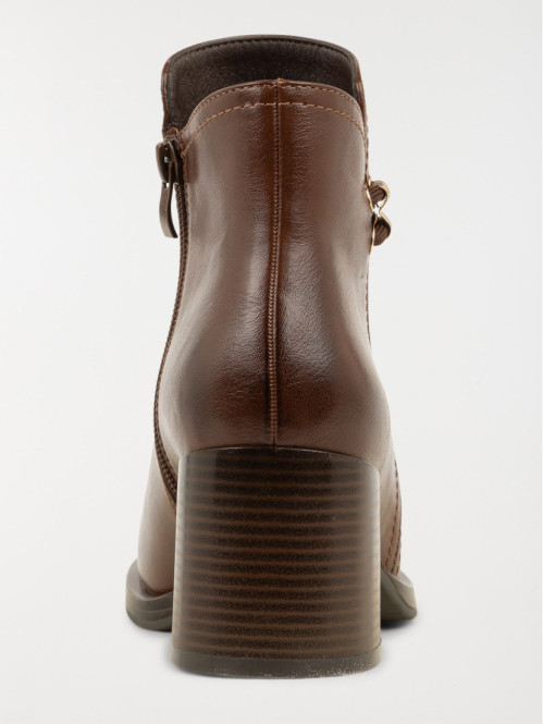 Bottine marrron talon femme (36-41) Bottine marrron talon femme (36-41)