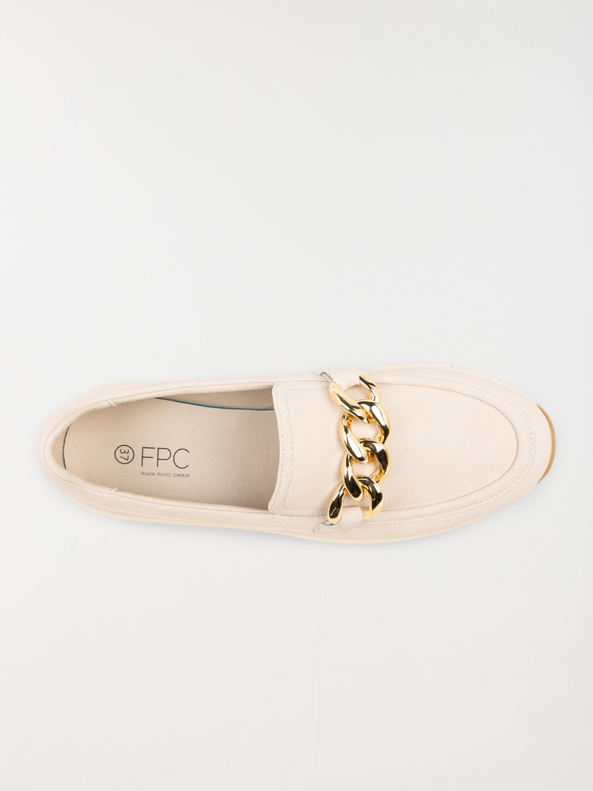 Mocassin chaîne dorée femme (36-41)