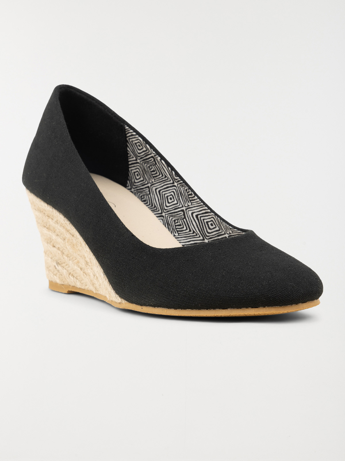 Ballerines compensées noir femme (36-41)