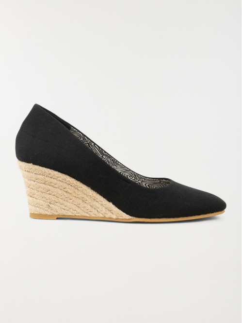 Ballerines compensées noir femme (36-41)