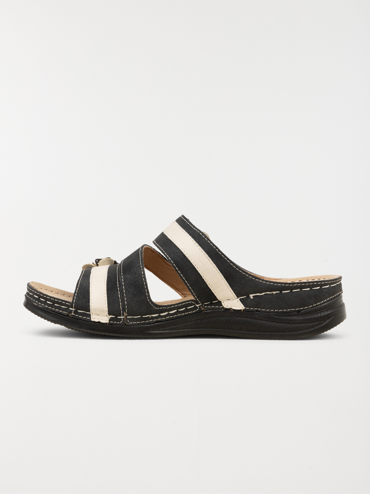 Mule confort noire femme (36-41) Mule confort noire femme (36-41)