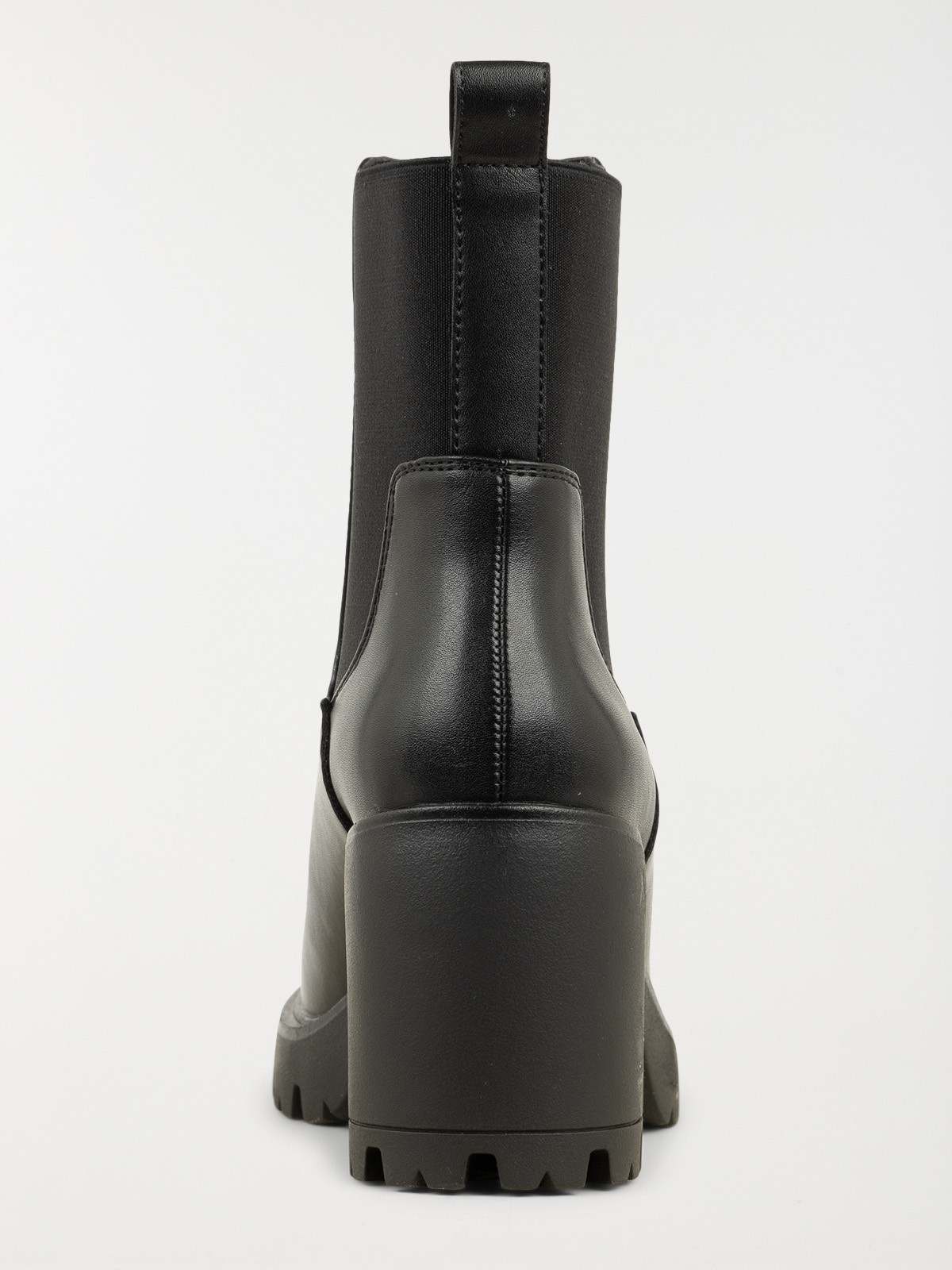 Bottines Chelsea Pour Femme - Talon Bloc En Cuir - Fermeture éclair - Confortables Et élégantes Pour La Ville