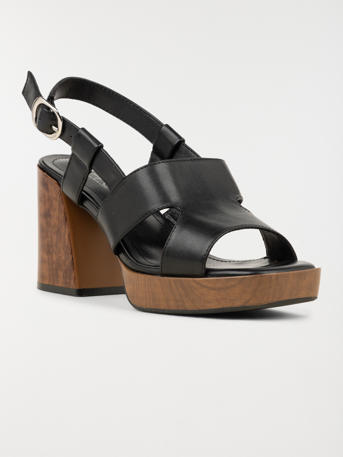 Sandale à talon haut noir femme (36-41) Sandale à talon haut noir femme (36-41)