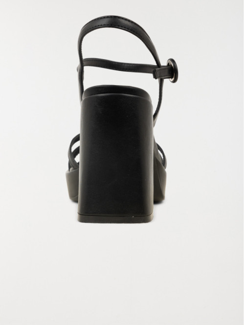 Sandale à talon haut femme noir (36-40)