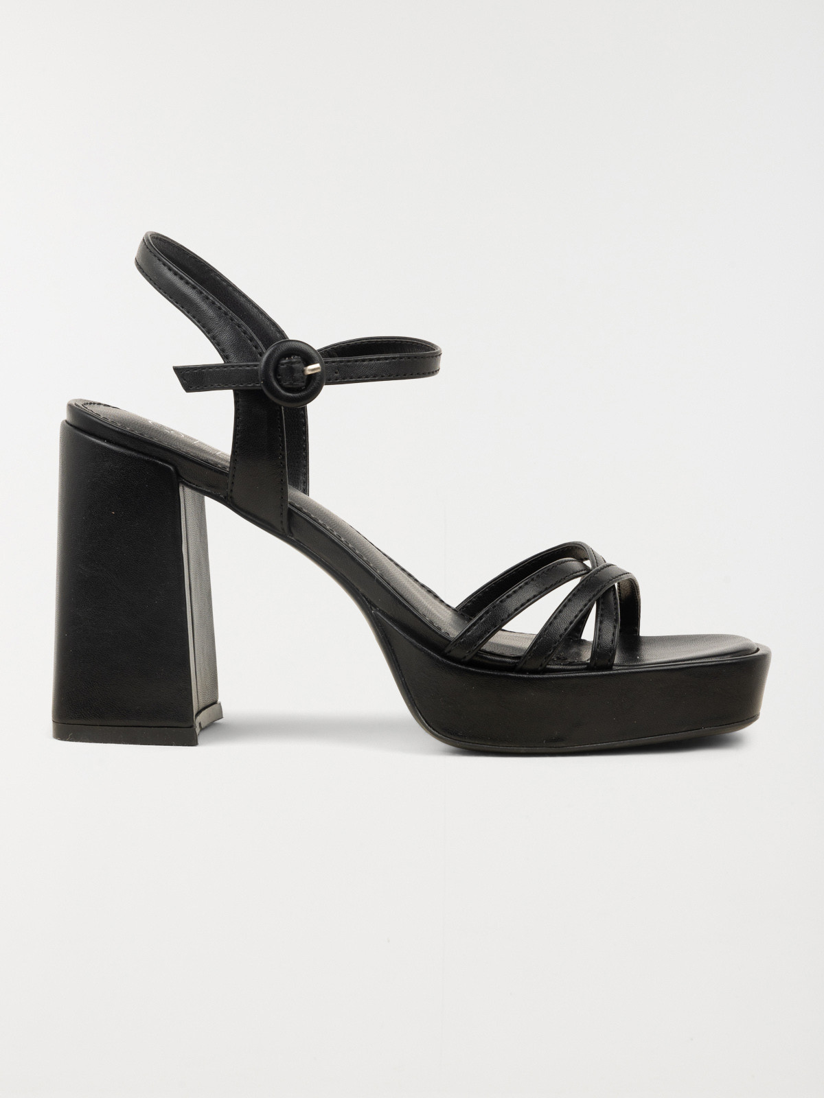 Sandale à talon haut femme noir (36-40)