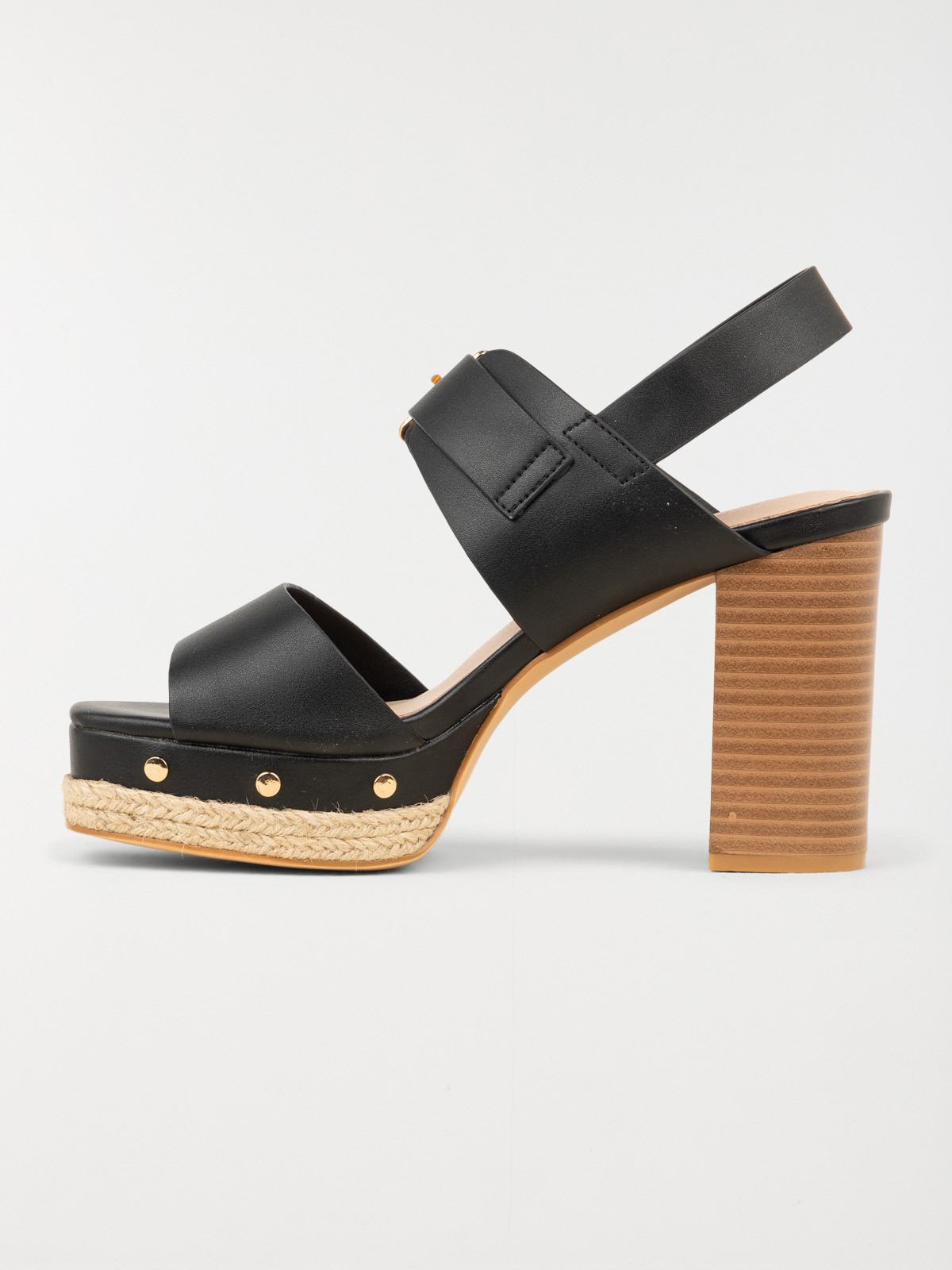 Sandale talon haut femme noir (36-41) Sandale talon haut femme noir (36-41)