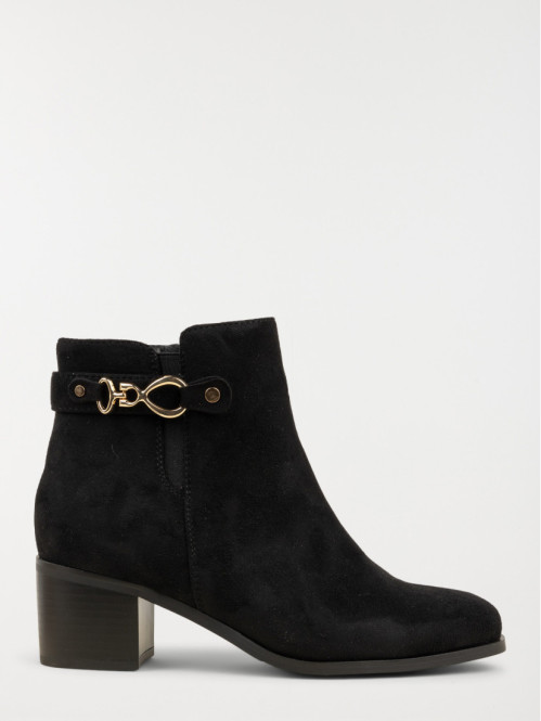Bottines suedine a talon femme 36 41