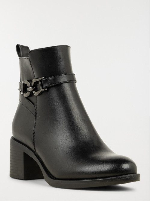 Bottines noires à talon femme (36-41) Bottines noires à talon femme (36-41)