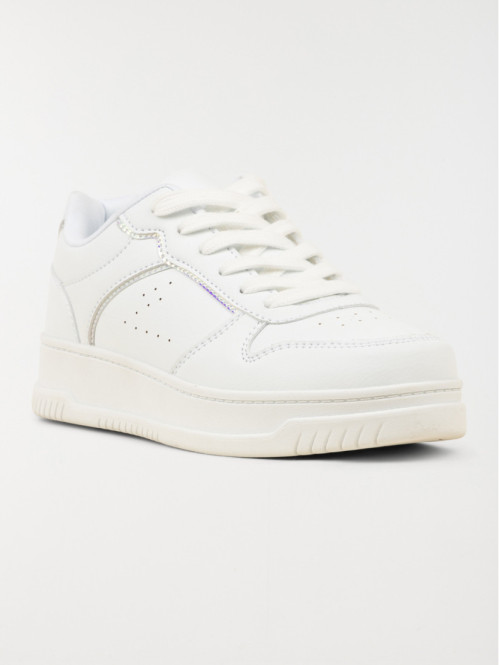 Baskets blanche femme basses (36-41) Baskets blanche femme basses (36-41)